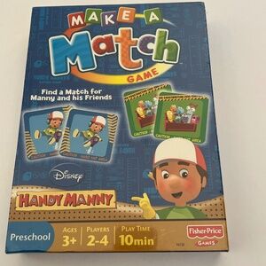 New Handy Manny Make A Match Game Preschool -Sealed